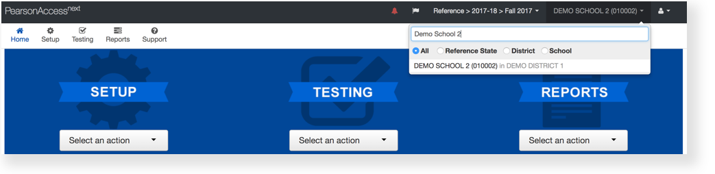PearsonAccess Next Online Support > Change Your Organization and Test Administration > ChaOrgAdm_3.png