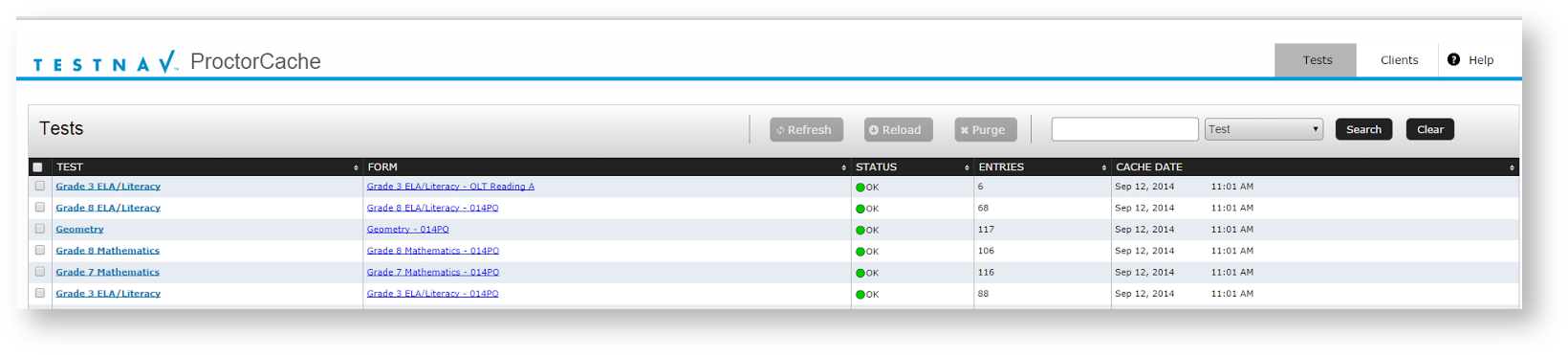 TestNav 8 > Set Up and Use ProctorCache > new_tests_tab_large.png