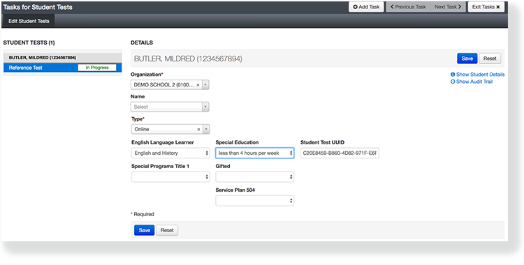 PearsonAccess Next Online Support > Edit Student Test Details > EditTestDets_5.png