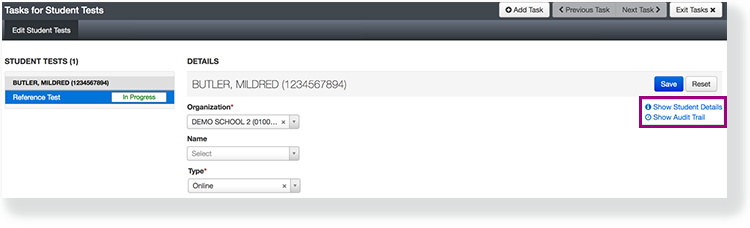 PearsonAccess Next Online Support > Edit Student Test Details > EditTestDets_7.png