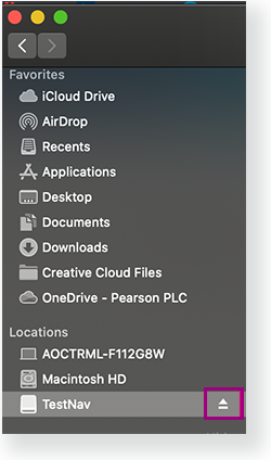 TestNav 8 > Access TestNav on your Home Computer or Device > TN_EjectTN.png