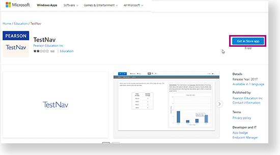 Set Up TestNav on Windows