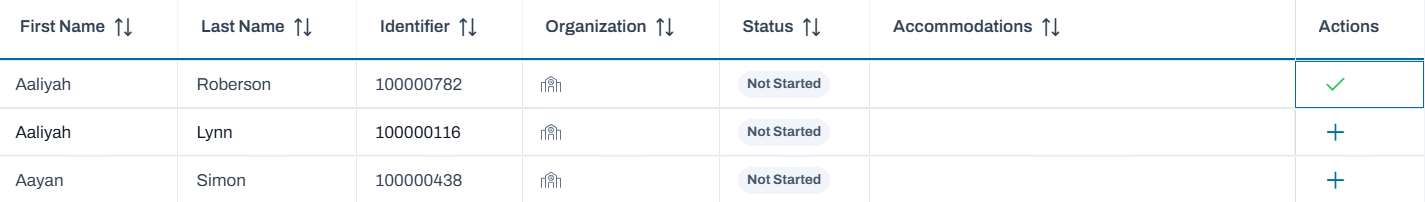 Add students popup.