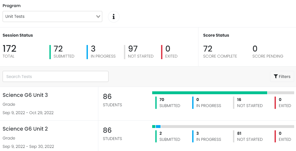 Sample Progress Report: Program Overview