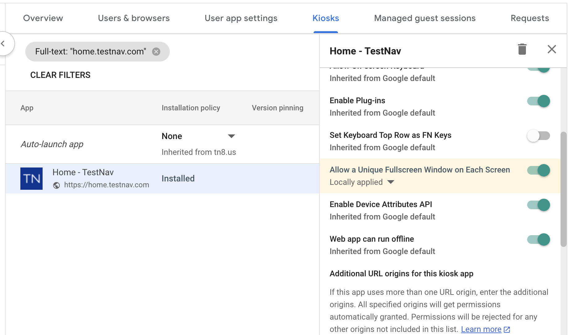 TestNav 8 > Set Up TestNav on ChromeOS > Policy1 (1).png