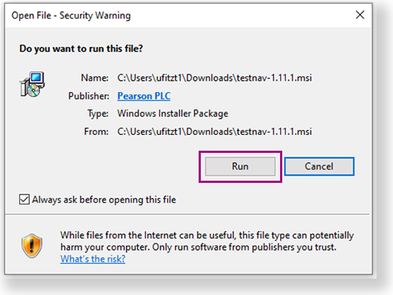 TestNav 8 > Set Up TestNav on Windows > TN_WindowsRun.png