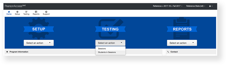 PearsonAccess Next Online Support > Retrieve Resources for an Online Test > RetResources_1.png