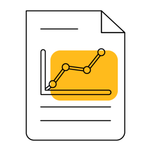 illustration of a line graph