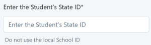 Customized Identifier field for Student Identifier.
